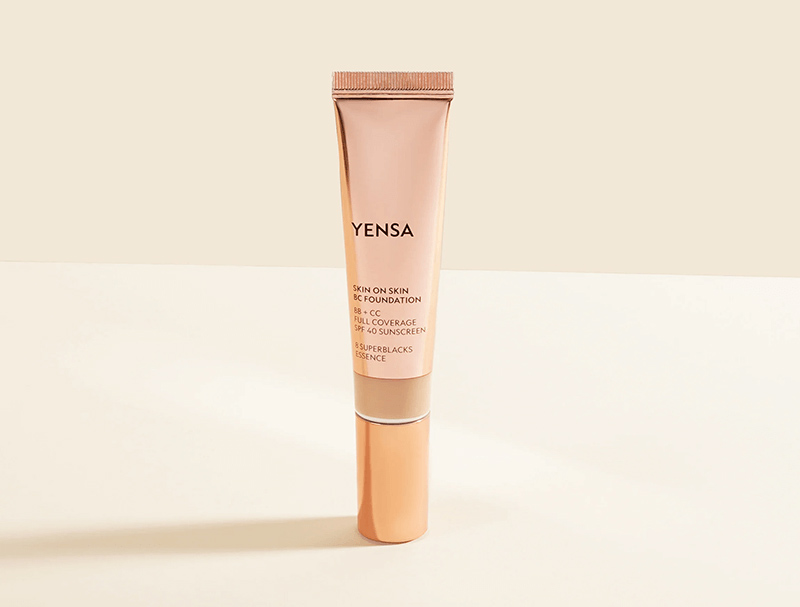 YENSA SKIN ON SKIN BC FOUNDATION SPF40-BB+CC Kryjący podkład do makijażu z SPF 40